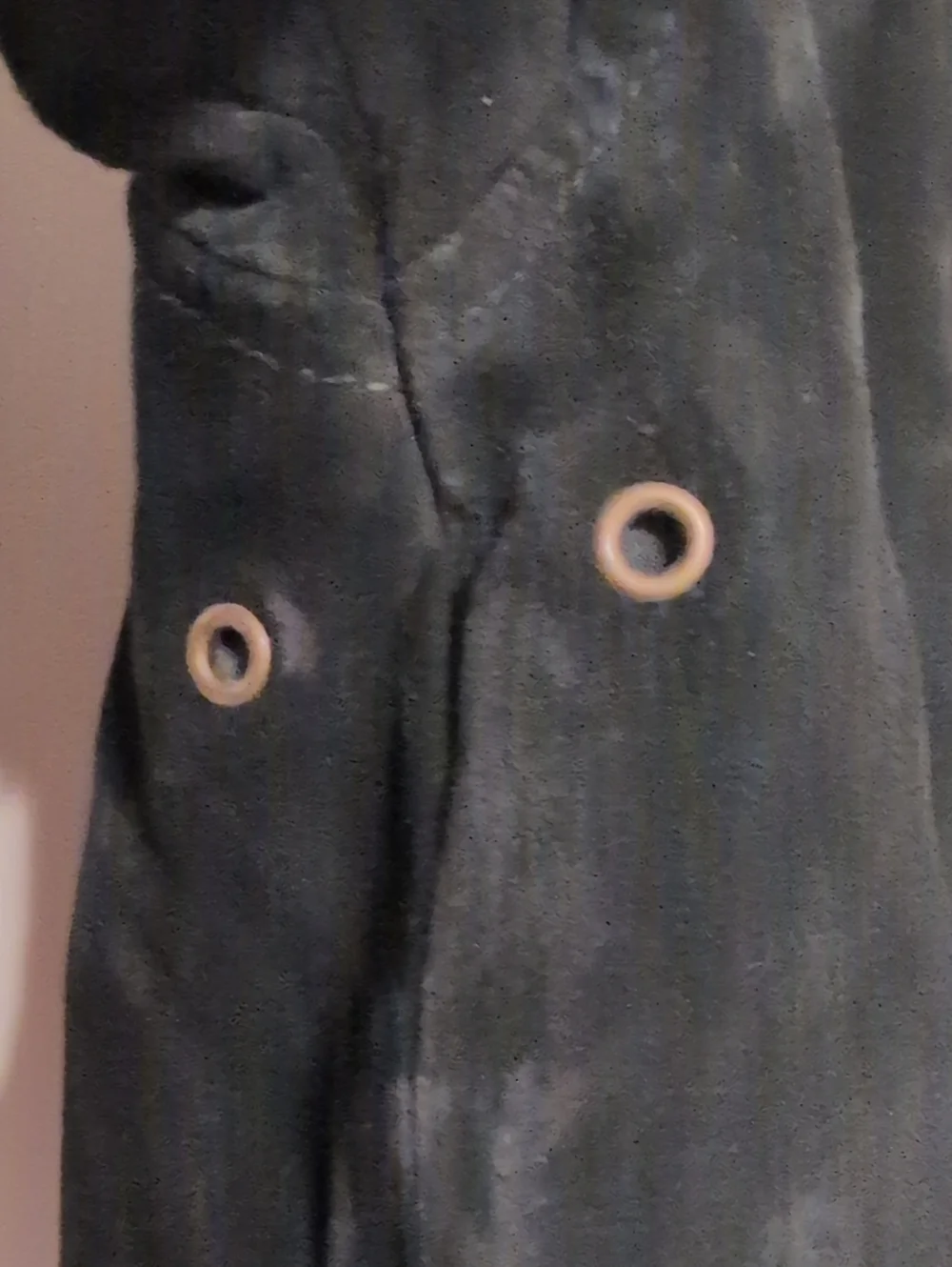 Vintage St. John's Bay Black Suede Leather Medium Bomber Jacket